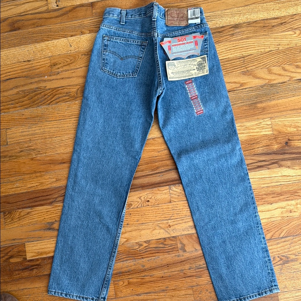 1992 VINTAGE NEW WITH TAGS LEVIS ORIGINAL 501 PRESHRUNK JEANS - Picture 7 of 7